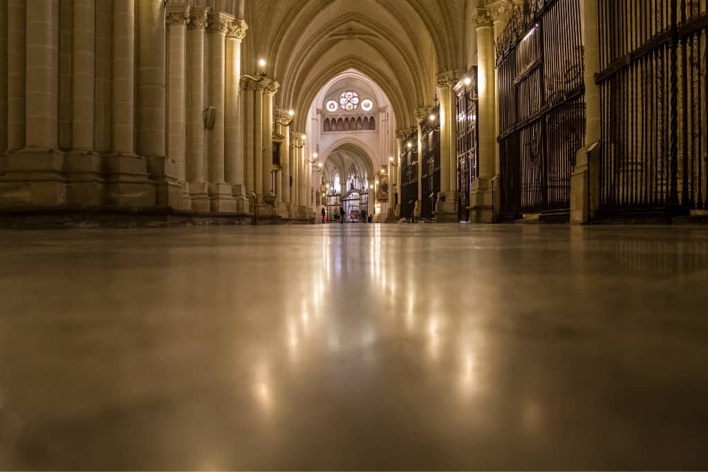 Interior of the catedral primada in Toledo, Spain.